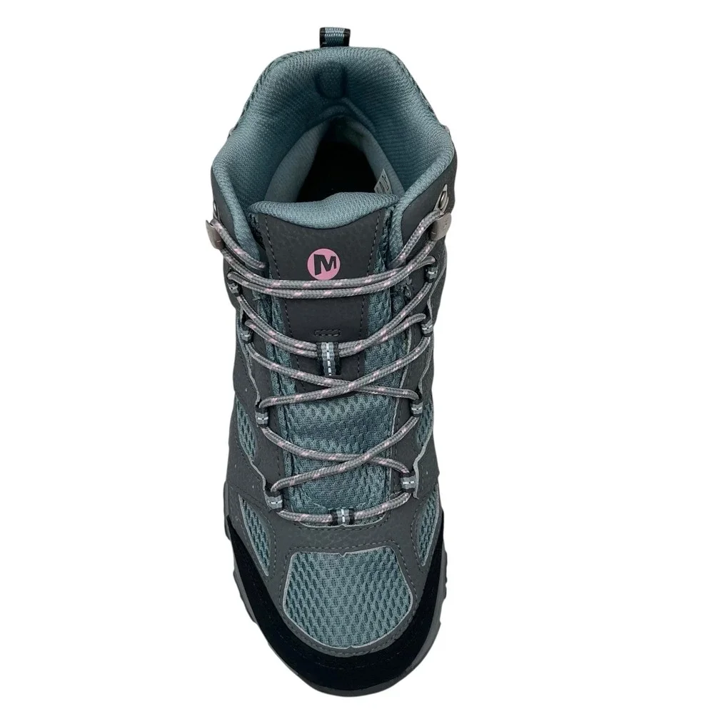 Merrell Youth Girls Moab 3 Waterproof Leather Hiking Shoe Size 6.5 Altitude Gray